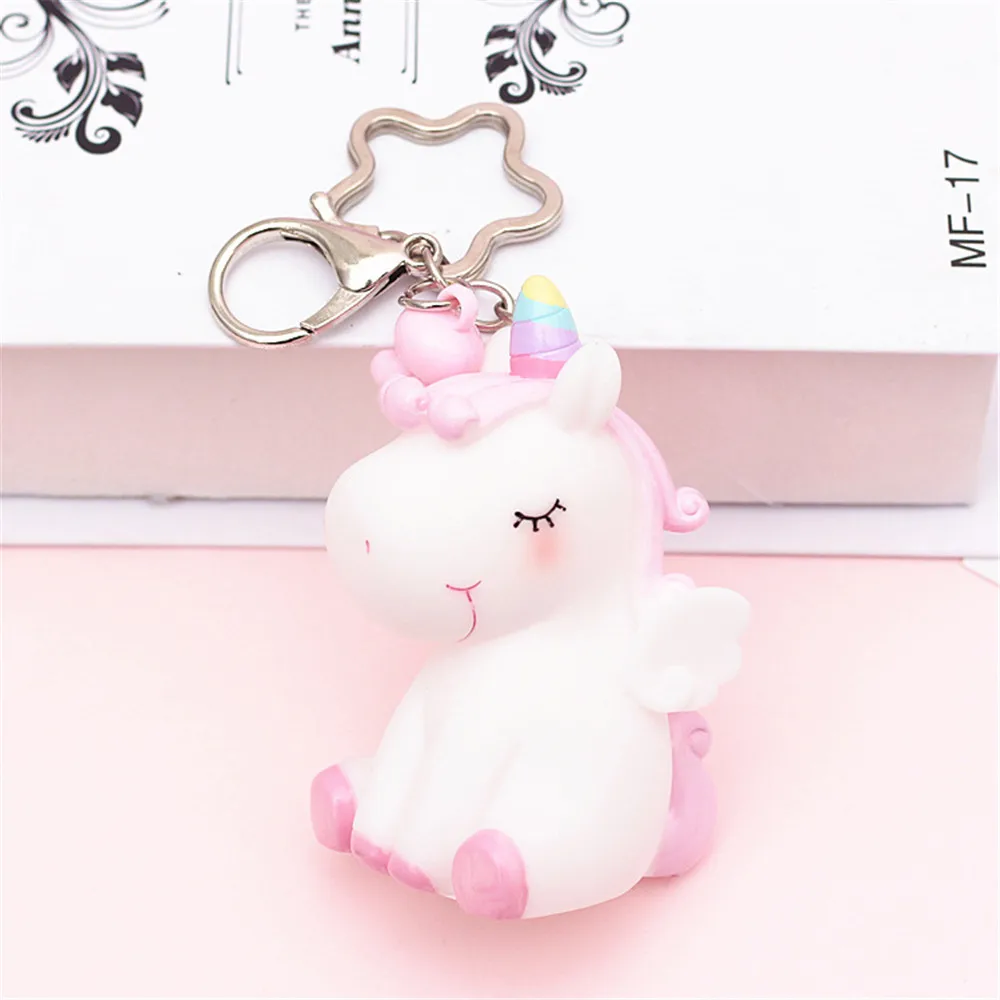 Unicorn Pendant Squeezable Keychain 22 8888331264_2116471612