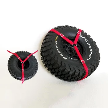 

1/10 Scale Remote Control Car Model Axial 90048 Climbing Car Straight Bridge Short Card Spare Tire Fixing Strap RC Car Model