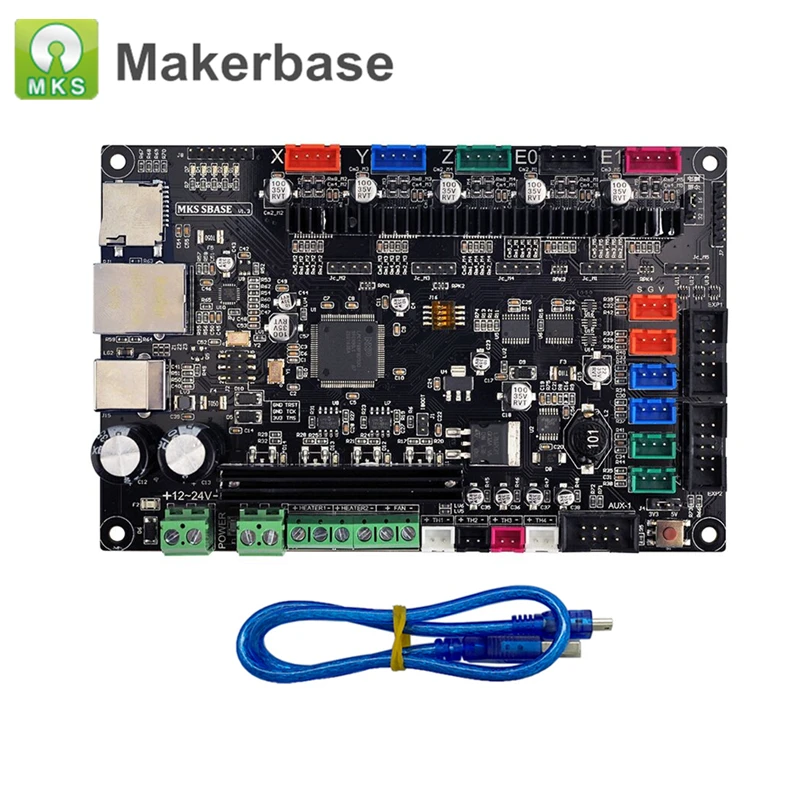 

Smoothieboard 3D Printer Parts Controller Board MKS SBASE V1.3 32-bit Arm Platform Open Source Compatible Smoothieware TFT32