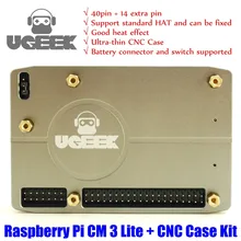 Official Original Raspberry Pi Compute Module 3 Lite + UGEEK I/O Board + CNC Case Kit|CM3|CM3L|BCM2837|support CM3+|CM3 plus