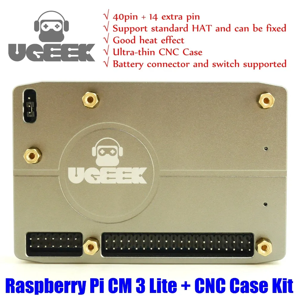 Официальный Оригинальный компьютерный модуль Raspberry Pi 3 Lite + плата ввода вывода UGEEK