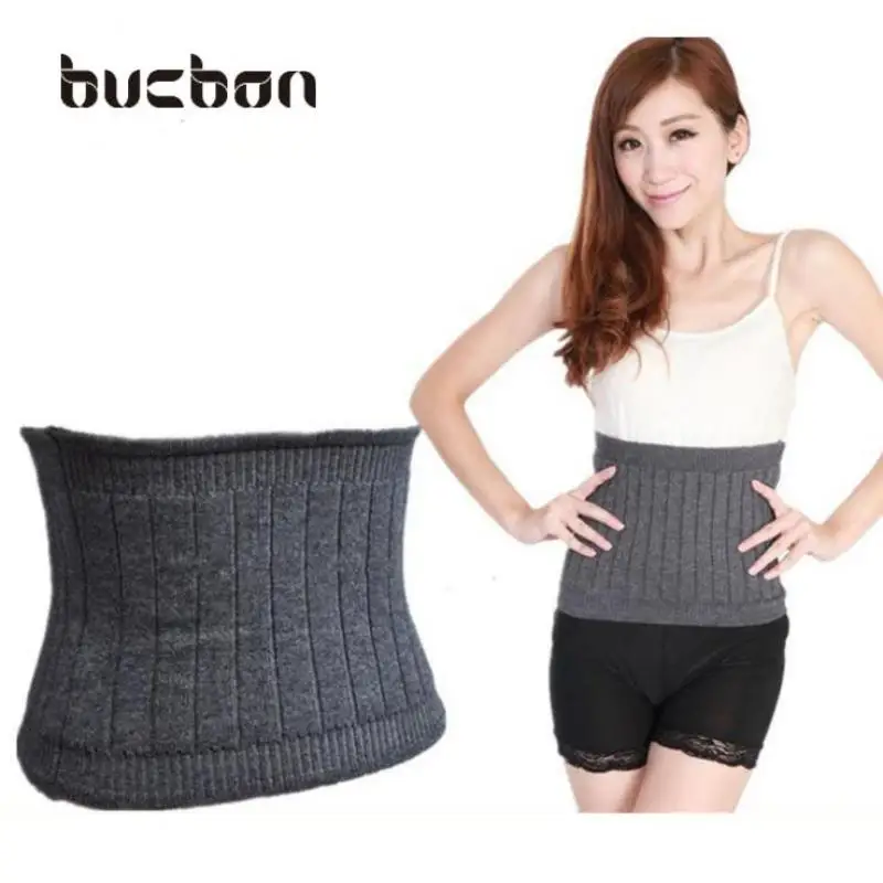 Women Cashmere Fitness Waist Belt Warmer Wool Waist Support Belt Unisex