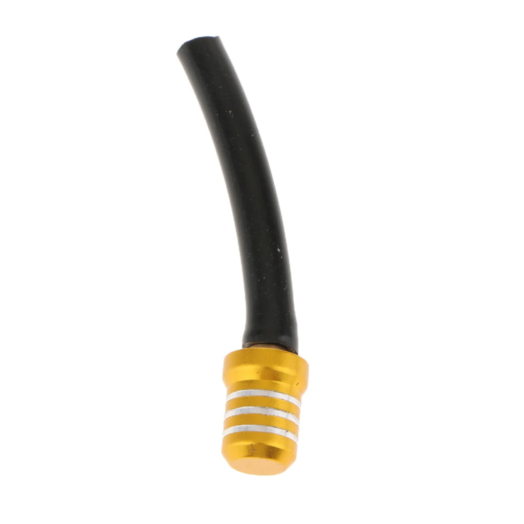 Motorcycle Dirt Bike ATV Quad Tank Gas Fuel Cap Valve Vent Breather Hose Tube CNC Aluminum + Rubber + Copper Air Vent Hose