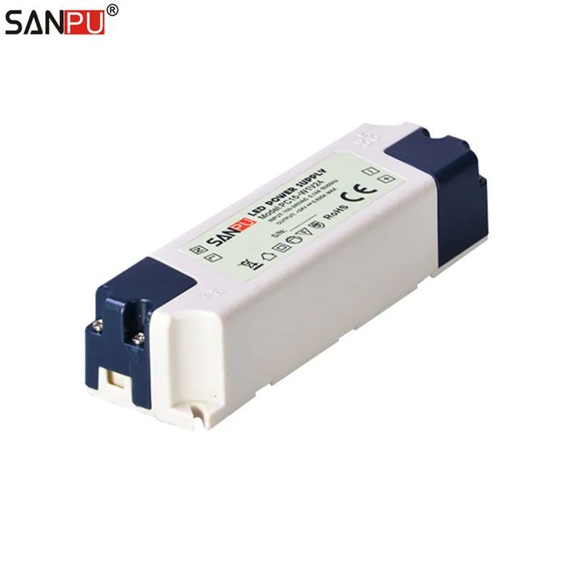 

SANPU SMPS 15w 24v LED Switching Power Supply Constant Voltage Driver 220v 110v ac to dc Light Transformer Converter IP44 Indoor