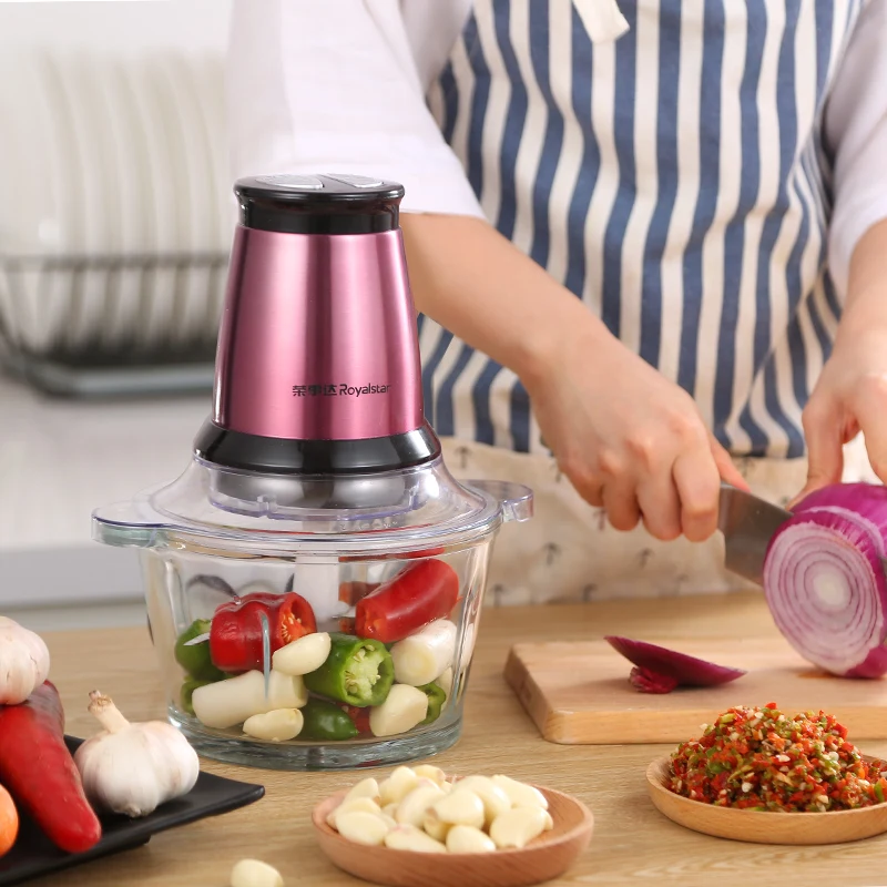 

220V Multi-function meat vegetables Sauces grinder Mixer Cooking machine Capacity 1.8L 200W