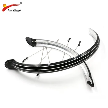 

Jueshuai Bicycle Fenders rear tire Mud Guards Set with PVC Flexible Full Mudguards for Road Bike Cycling Fix Gear Accessories