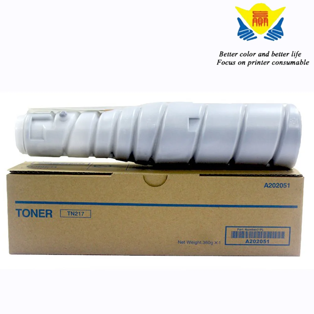 

JIANYINGCHEN compatible toner cartridge TN 217 use for Konicas Minoltas BIZHUB 223 283 7828 363 423 (2pcs/lot)