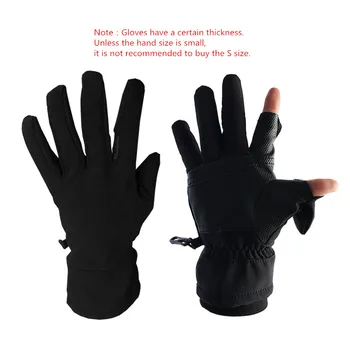 

S M L Photographic Waterproof Gloves Anti-skid Warm Outdoor Camera Shooting Glove for Canon Nikon Sony Pentax Camera accessory *