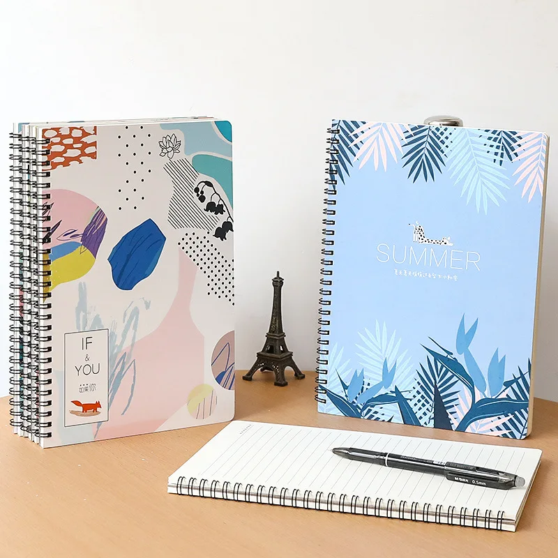 

1pcs Students Memo Pad Notebook B5 Notebook Stationery 126 Page Book Coil Student Notebook Diary Notebook