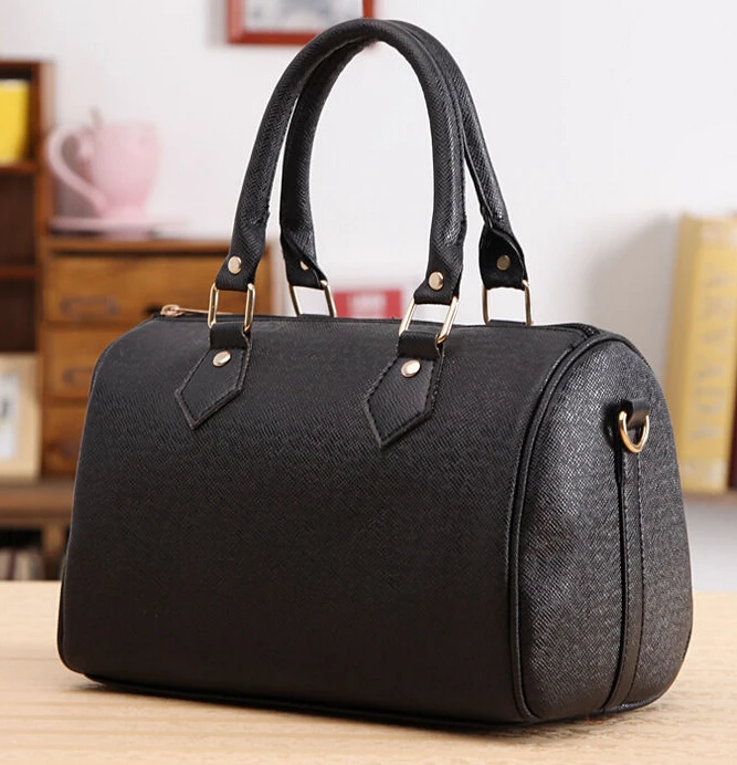 Женская кожаная сумка-Органайзер для путешествий, сумки на плечо, сумка-мессенджер, наплечная сумка-портфель, сумка-кошелек, чехол - Цвет: Черный