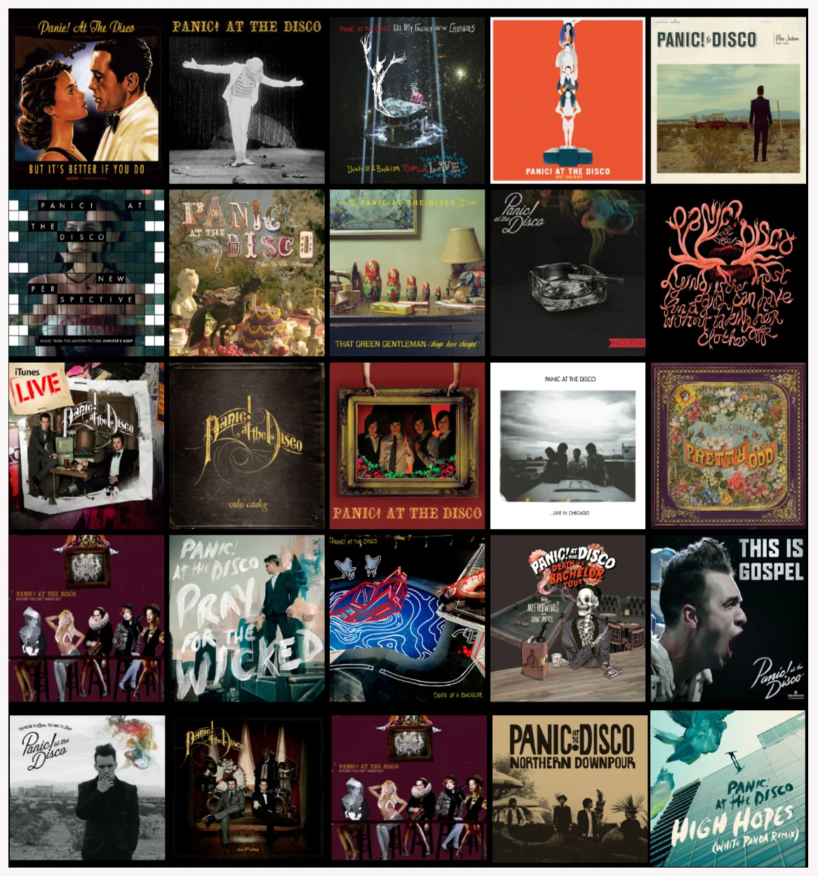 Brendon Urie Poster Panic At The Disco Poster Und Drucke Wahlen Ihre Lieblings Album Abdeckung Wand Kunst Leinwand Malerei Home Decor Painting Calligraphy Aliexpress