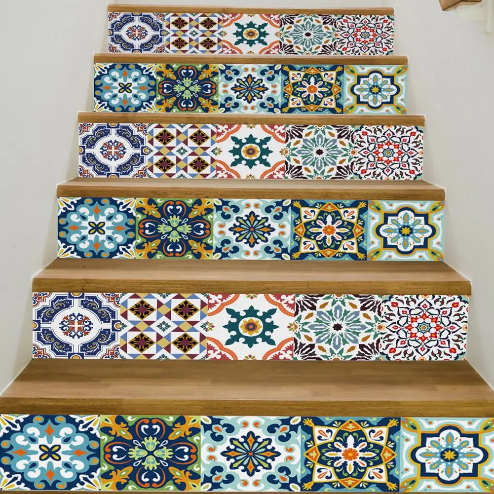 TPFOCUS Home Fashion Self-adhesive 3D Waterproof Wall Sticker for Stairs Decoration