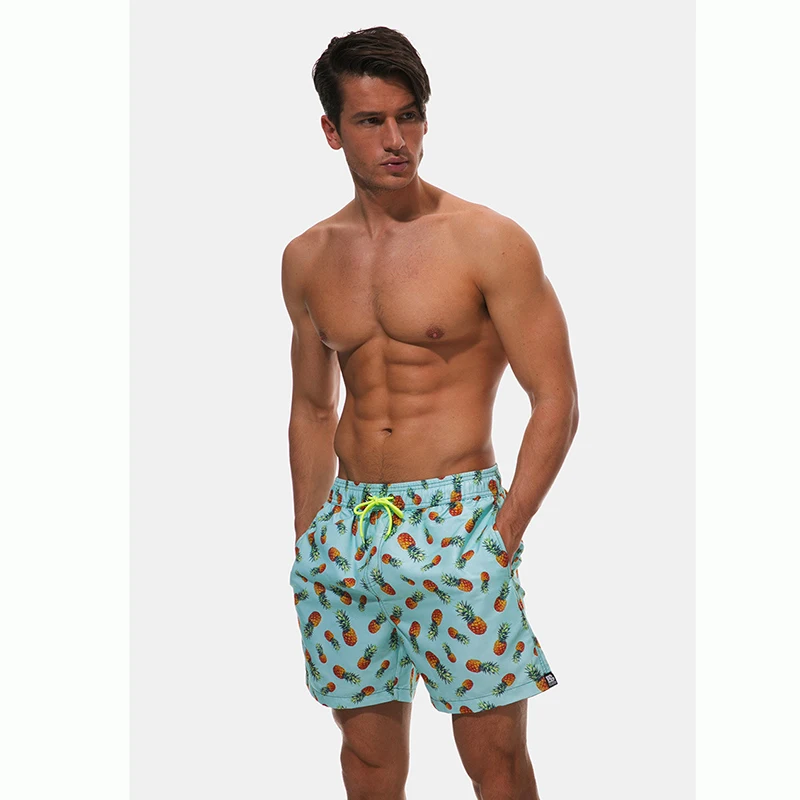 Новое поступление мужские летние пляжные быстросохнущие дышащие купальные шорты удобные трусы мужские купальные костюмы пляжные шорты