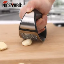 NICEYARD Кухня аксессуары измельчение чеснока Slicer дробилка для имбиря инструмент для нарезки кухонные принадлежности Инструменты прессы для чеснока