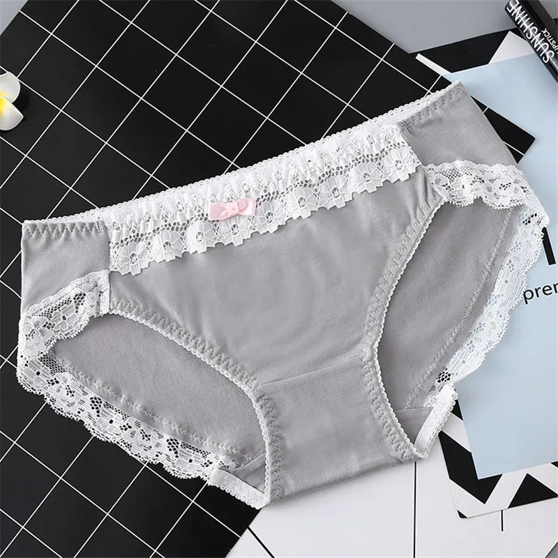 Women Lace Briefs Lady Sexy Panties Women's Low Waist Intimates Soft Cotton Underwear Female Seamless Underpants Women Lace Briefs Lady Sexy Panties Women's Low Waist Intimates Soft Cotton Underwear Female Seamless Underpants