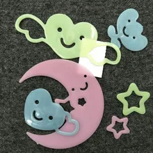 LoveCCD Звезда Луна Светящиеся в темноте игрушки Светящиеся звезды стикер спальня флуоресцентная живопись игрушка ПВХ наклейка s для детской комнаты J17#2