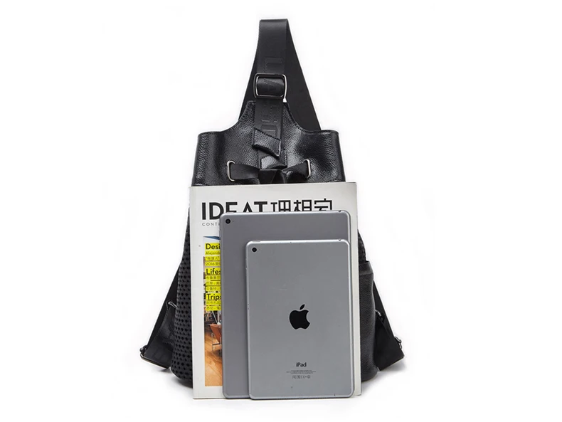 Mochilas de Grande Capacidade Genuína de Retalhos