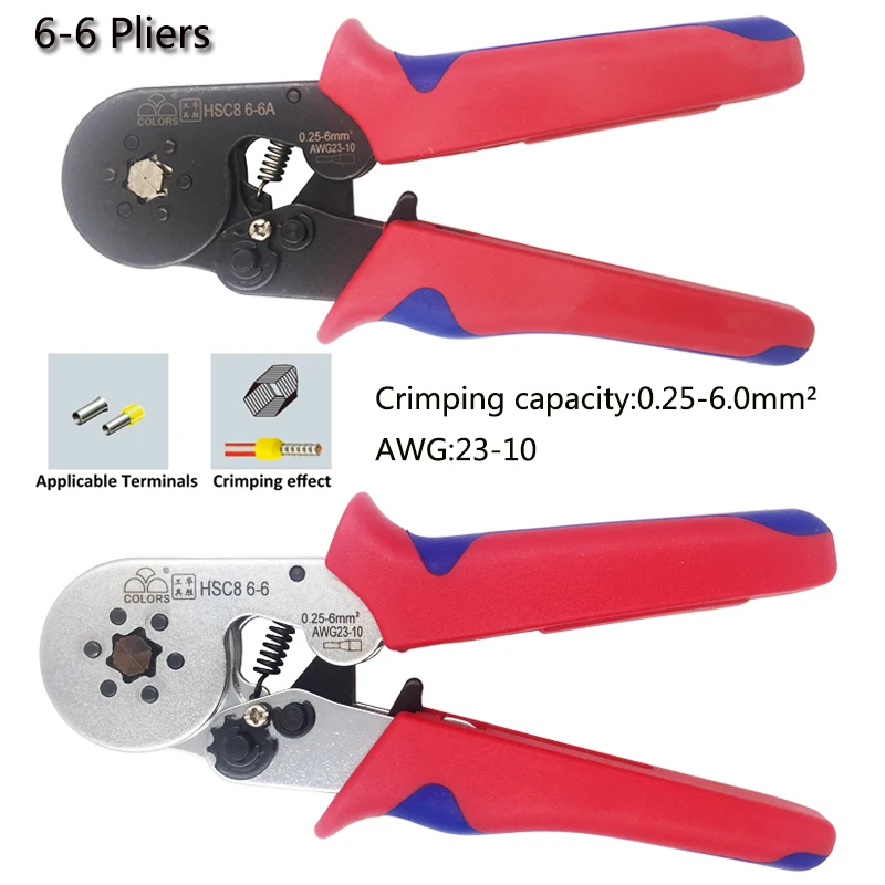 Многофункциональный инструмент для зачистки проводов обжимные плоскогубцы обжимные трубки клеммы calbe клеммы провода разъем AWG22-7 0,5-10 мм2