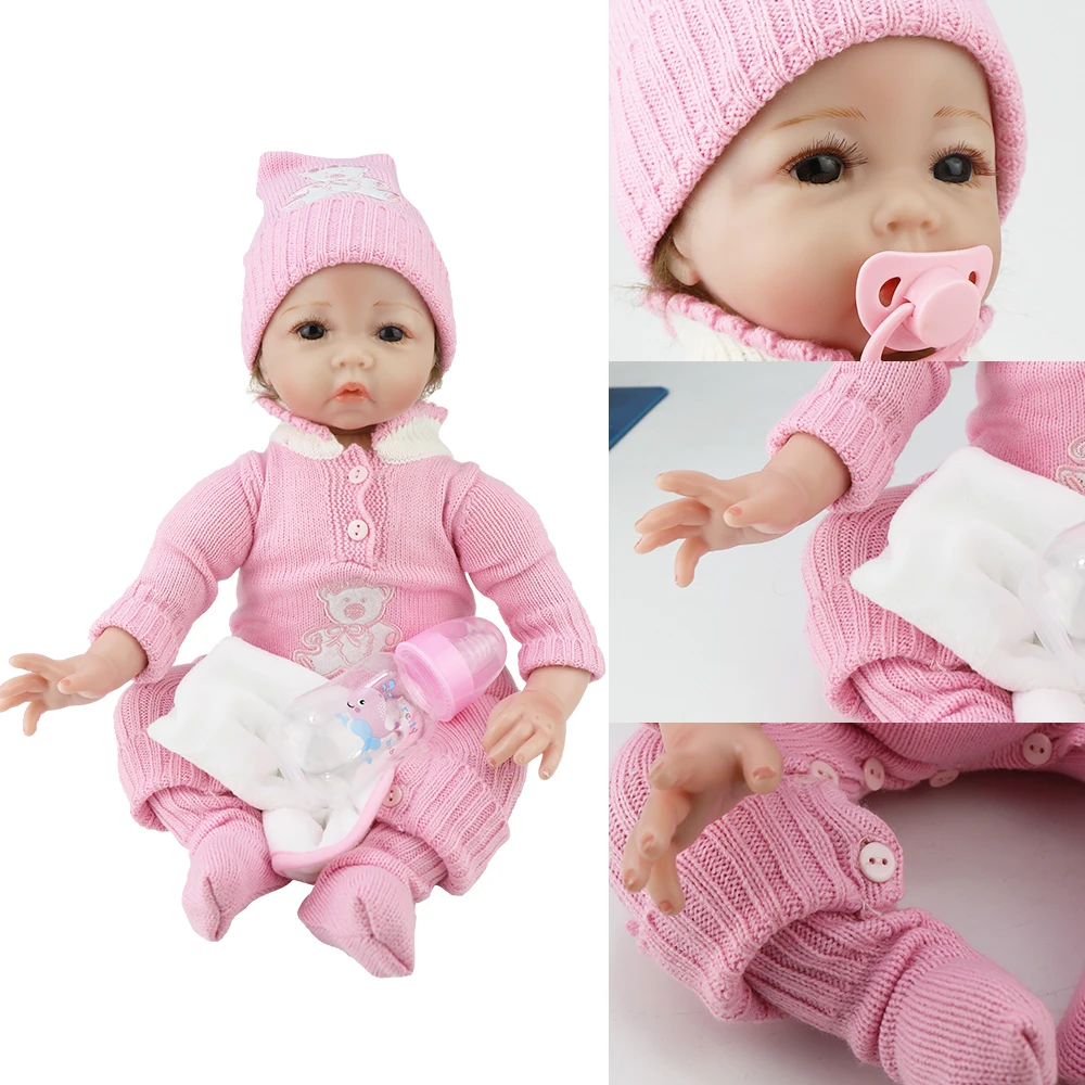 

reborn doll 55cm soft silicone dolls for girls lol corpo de silicone munecas lol dolls for girls baby surprise baby