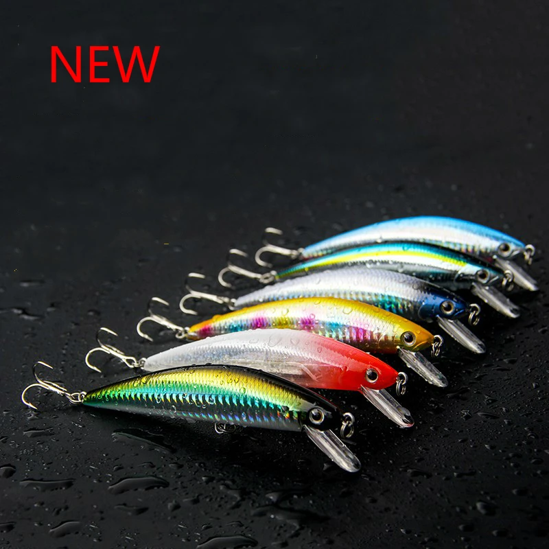 

2017 Hot Sale Quality 125mm 40g Fishing Lure Minnow Laser Hard Professional Baits Swim Bait Artificial Baits Equipped VMC Hooks