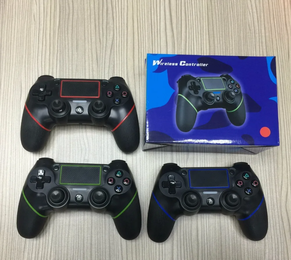 

Combo Six-axis 2nd Generation For PS4 Gamepad ps4 wireless game controller ps4 Bluetooth 4.0 with lights Touch Joystick