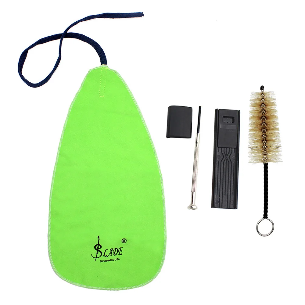 

Musical Instrument Maintenance Cleaning Care Kit Set for Saxophone Clarinet Flute Including Mouthpiece Brush Cleaning Cloth