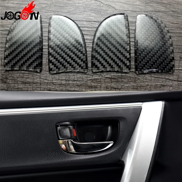 For Toyota Corolla E170 2017 Carbon Fiber Car Interior Front For Toyota Corolla E170 2017 Carbon Fiber Car Interior Front Rear Door Handle Bowl