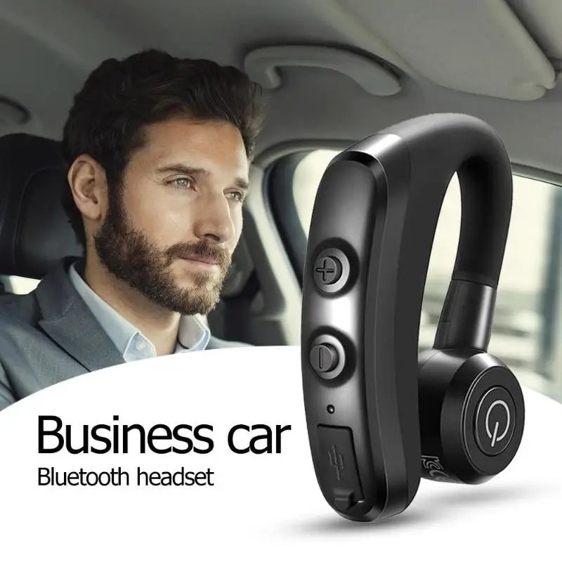 

New V9 Handsfree Wireless Bluetooth Earphones Noise Control Business Wireless Bluetooth Headset with Mic for Driver Sport