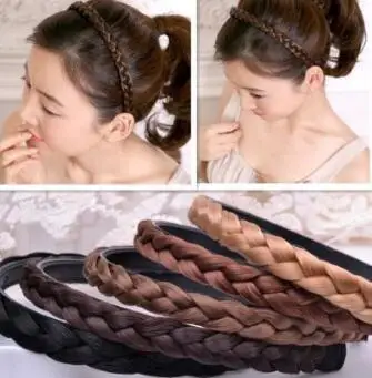 US $178.00 Hemp Flowers Wig Braid Headband Mix Colore Knit Wide Hair Band Multi Colore Bohemian Hair Care amp Styling Tools HA025