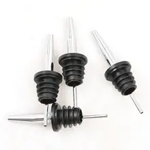 Высокое качество 4 шт из нержавеющей стали ликерный дозатор поток бутылки вина Pour насадка с носиком для продажи