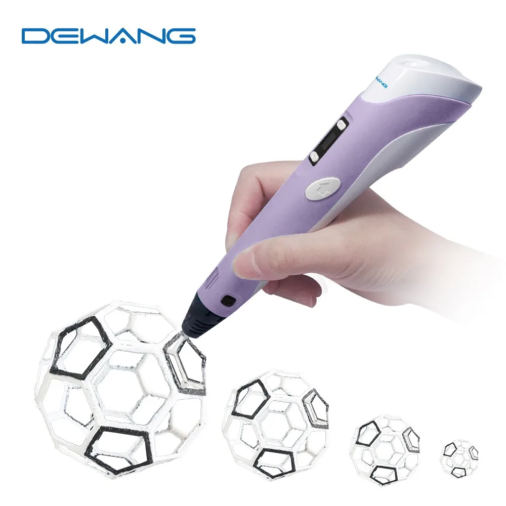 Dewang 3d ручки принтера высокое качество ручной ручка для продажи с 9 м abs накаливания для детей 3d печать ручка