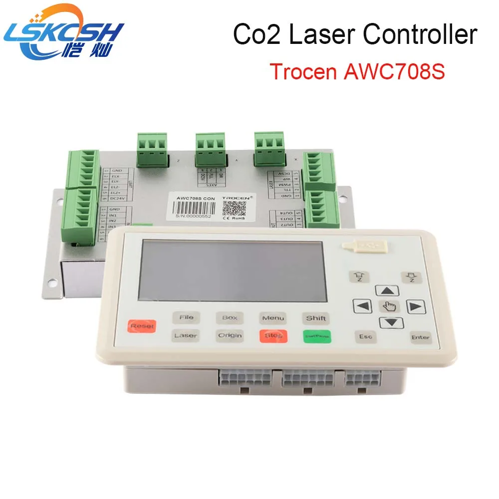 

Trocen AWC708S Co2 Laser Controller System for Laser Engraving and Cutting Machine Replace AWC708C Lite Ruida Leetro