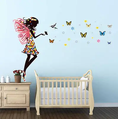 nursery wall decals girl