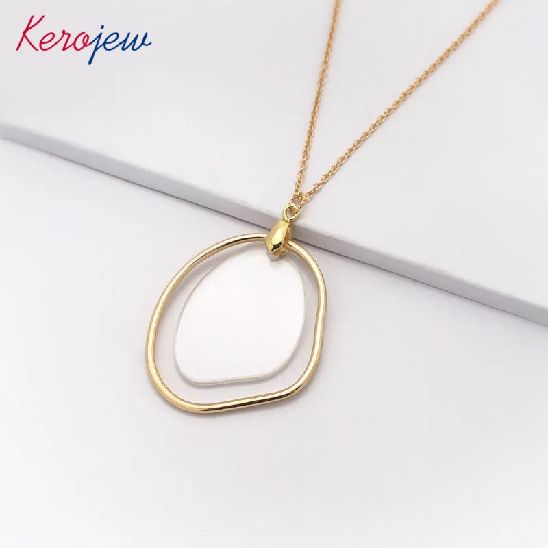 

Designer Brand Elegant Long Necklaces For Women Zinc Alloy Gold Color Gothic Statement Accessories Korean Stylish Necklace