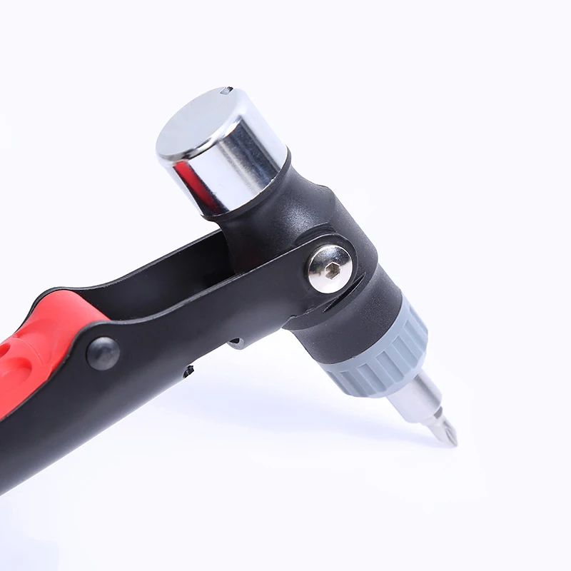 

Multifunction Hammer Ratchet Screwdriver Socket Wrench Spanner Drive Tool Safety Hand Tool DAG-ship