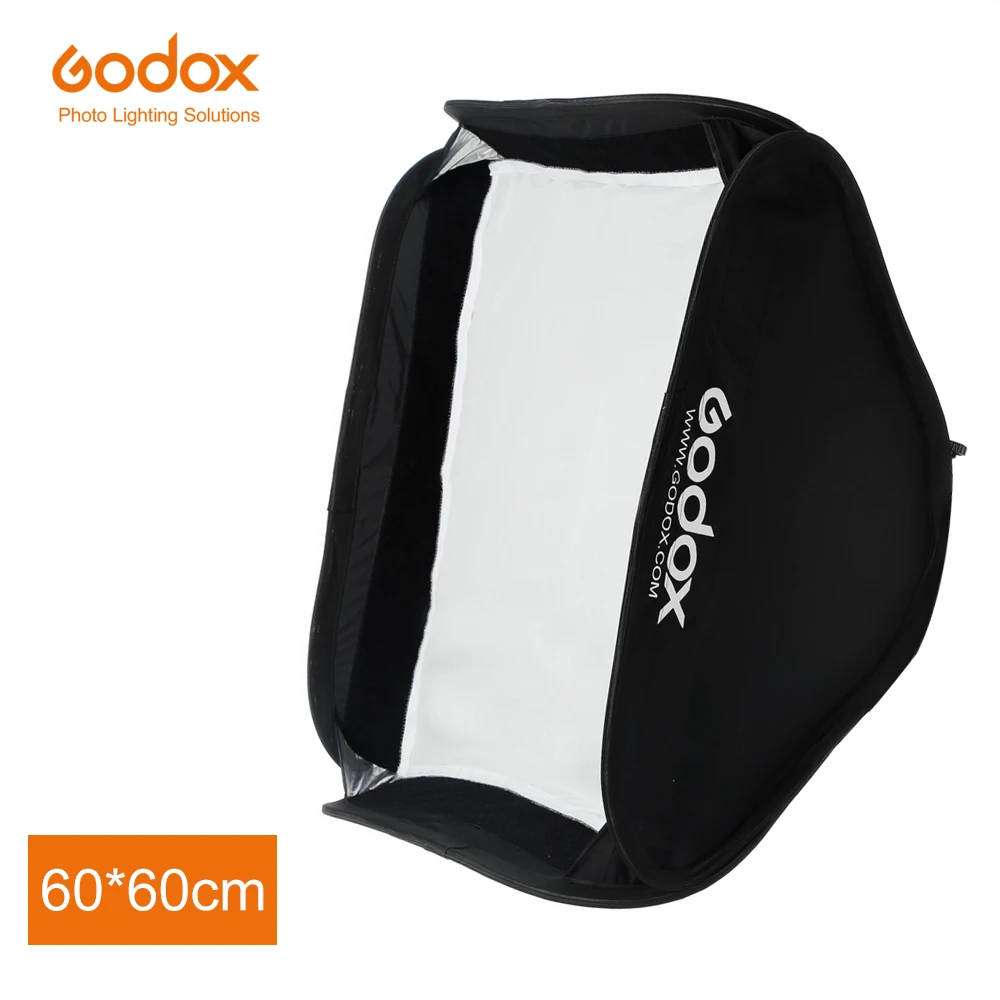 Godox 60*60 см складной софтбокс Godox Suitbale для s-типа кронштейн вспышки камеры(60*60 см только софтбокс