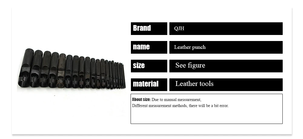 20 размер стальное полое отверстие для пробивки отверстий в коже прокладка полый пробойник набор прокладок ремень отверстие ручное отверстие аксессуары для пробивания отверстий инструмент для рукоделия
