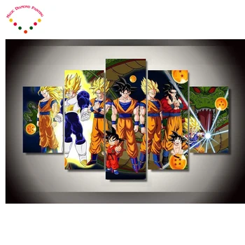 

5pcs DIY 5d diamond embroidery Cartoon animation diamond painting Cross Stitch full square/Round Rhinestone mosaic decoration