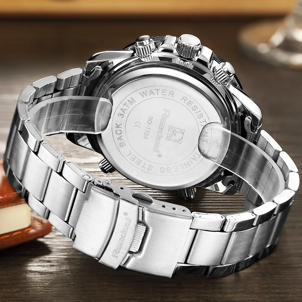 Модные мужские цифровые и аналоговые часы от ведущего бренда, роскошные спортивные военные водонепроницаемые мужские часы из нержавеющей стали, мужские часы