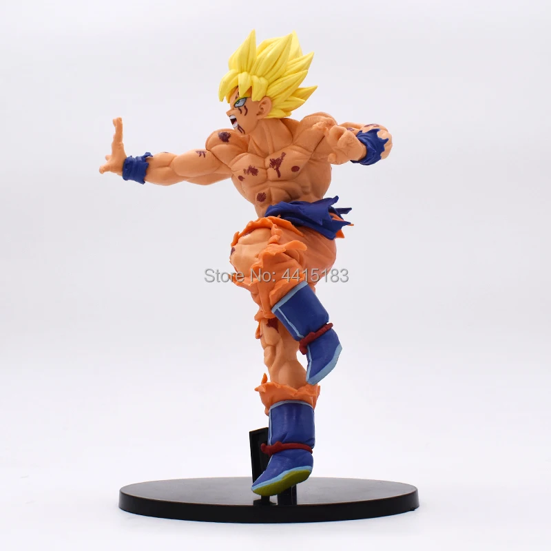 22 c m Anime Dragon Ball Son Goku Super Saiyan PVC Action Figure Doll Collectible Model Toy Christmas Gift For Children