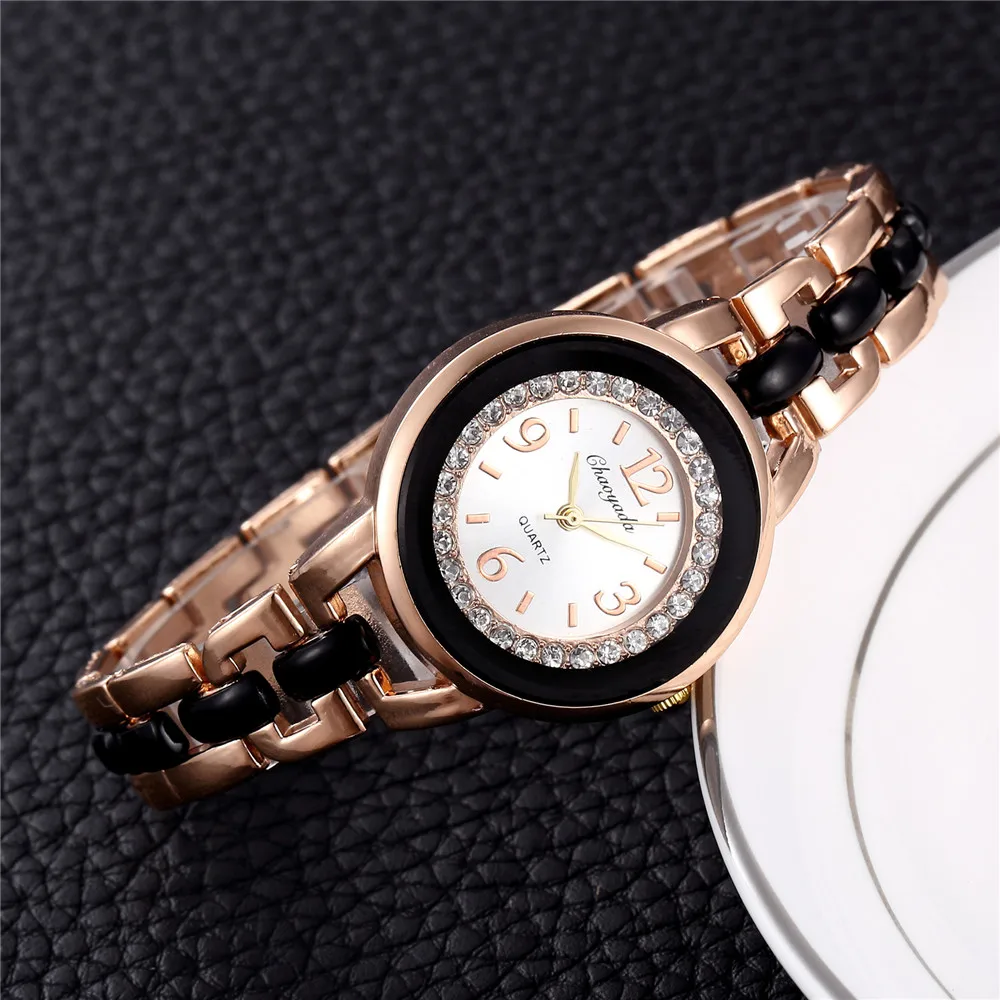 Женские часы с браслетом модные, черные, розовые, золотые, женские наручные часы со стразами для студентов и девушек, кварцевые часы montre femme, новинка