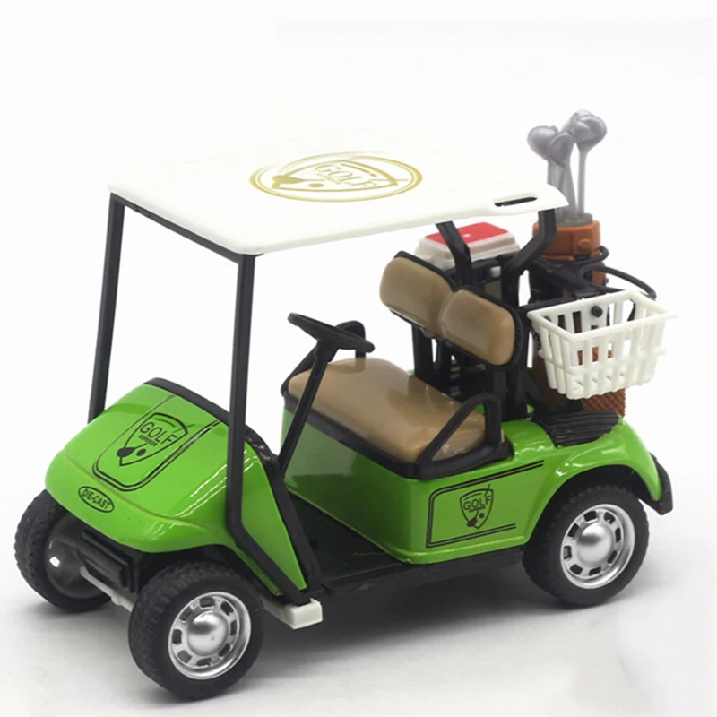 

Vintage 1:36 Scale Alloy Pull Back Model Car Golf Cart Model kids Toy Gift decor