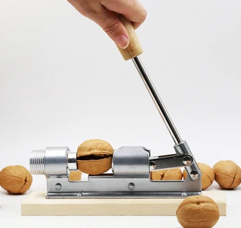 

New Manual Stainless Steel Nut Cracker Mechanical Sheller Walnut Nutcracker Fast Opener Kitchen Tools Fruits And Vegetables