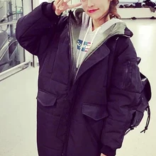 new arrive super warm girl and boy long Down Parkas Thick winter coat clothes Filling down cotton fashion brand IT