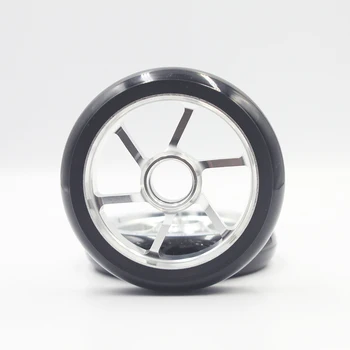 

2PCS 110mm Stunt Scooter Aluminum Wheels High elastic Wear-resistant PU Skates Wheels