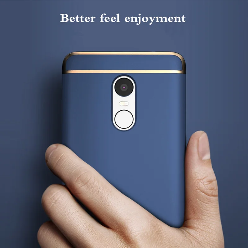 Case for Xiaomi Redmi Note 4 4x 5 6 7 Pro 4A 4X 5A 6A S2 Cover Luxury 3 In 1 Slim Hard Casing for Xiaomi Mi A1 A2 Lite 8 9 SE