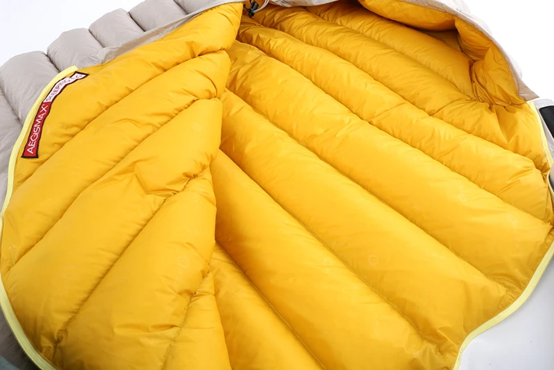 Seco para Baixo Bolsas de Dormir com Capuz tipo Múmia Acampamento ao ar Equipamento de Dormir Repelente de Água para Baixo Aegismax Ganso Branco Ultra Livre Caminhada 19 Cheap Sacos de dormir