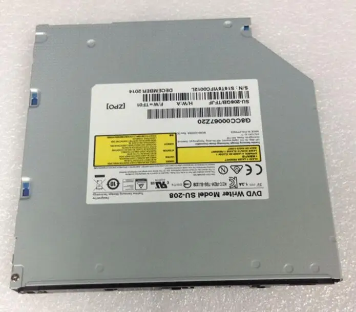 Оригинальный DVD привод TPFEEL SU208 оптический для дисков 8X горелка 9 5 мм сверхтонкий
