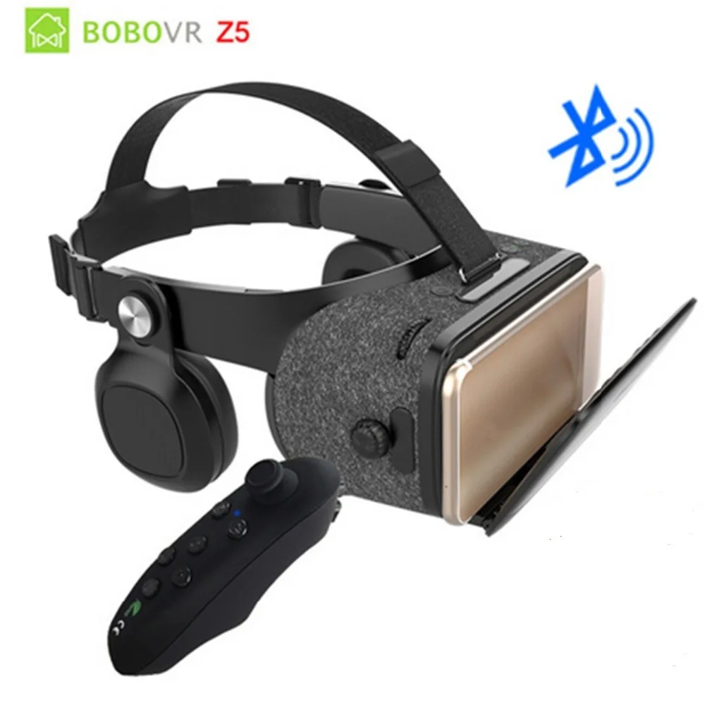 

BOBOVR Z5 Wireless version Bluetooth 120 FOV VR Virtual Reality Glasses Remote 3D Android Cardboard VR 3D Headset for Smartphone