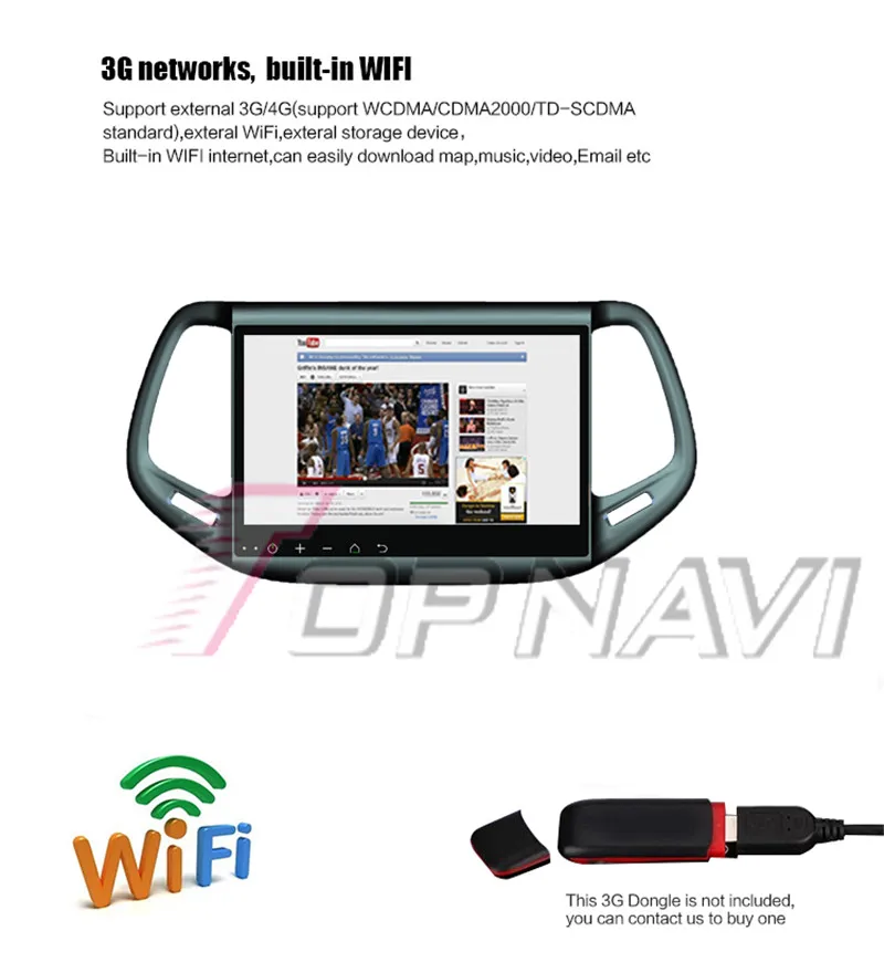 android 8.0 For Jeep Compass 2016